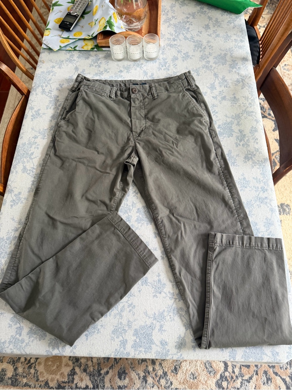American Eagle flex Chino Pants - Olive Green worn once